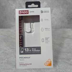 ZAGG‎ Gear4 Piccadilly Case for Samsung Galaxy S23 - Black/Clear A6